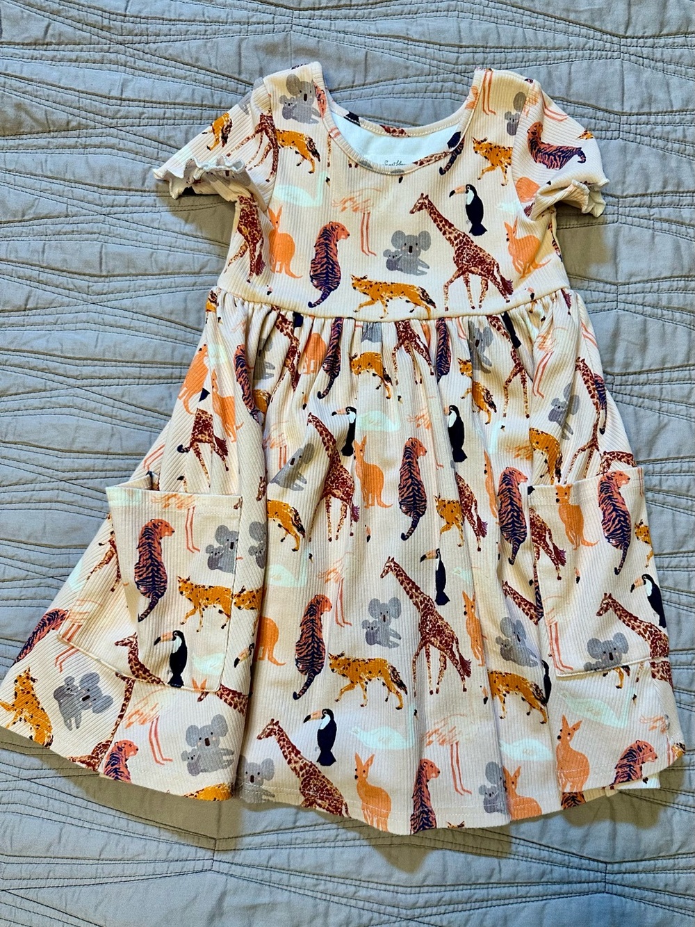 SweetHoney 5Y animal Dress with Pockets